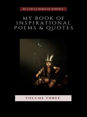 cover image of My Book of Inspirational Quotes and Poems